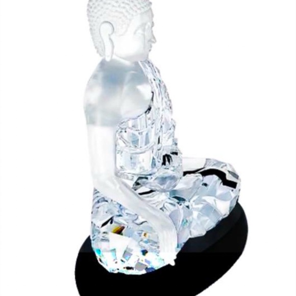 Swarovski Crystal Buddha Decoration Figurine, Large-5099353 New - Picture 3 of 3